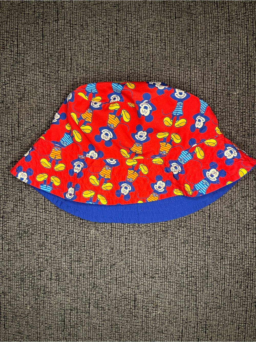 Disney Mickey Mouse Kids Reversible Sun Bucket Hat - One Size